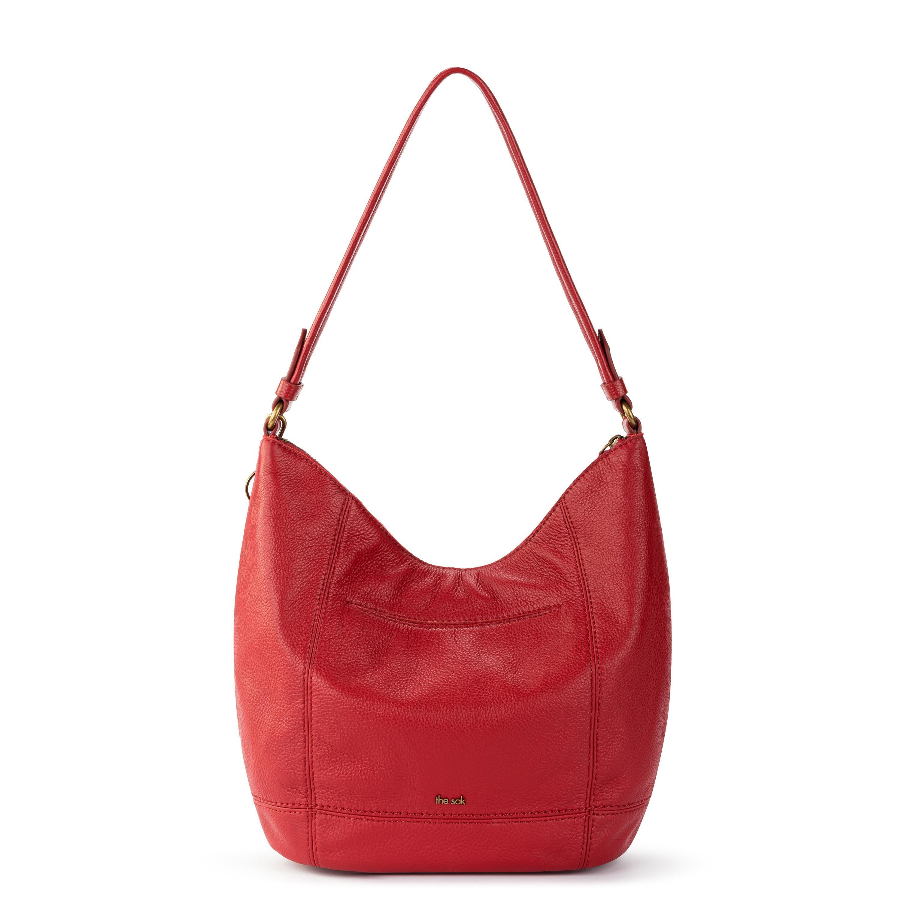 The Sak Sequoia Hobo - Leather - Scarlet