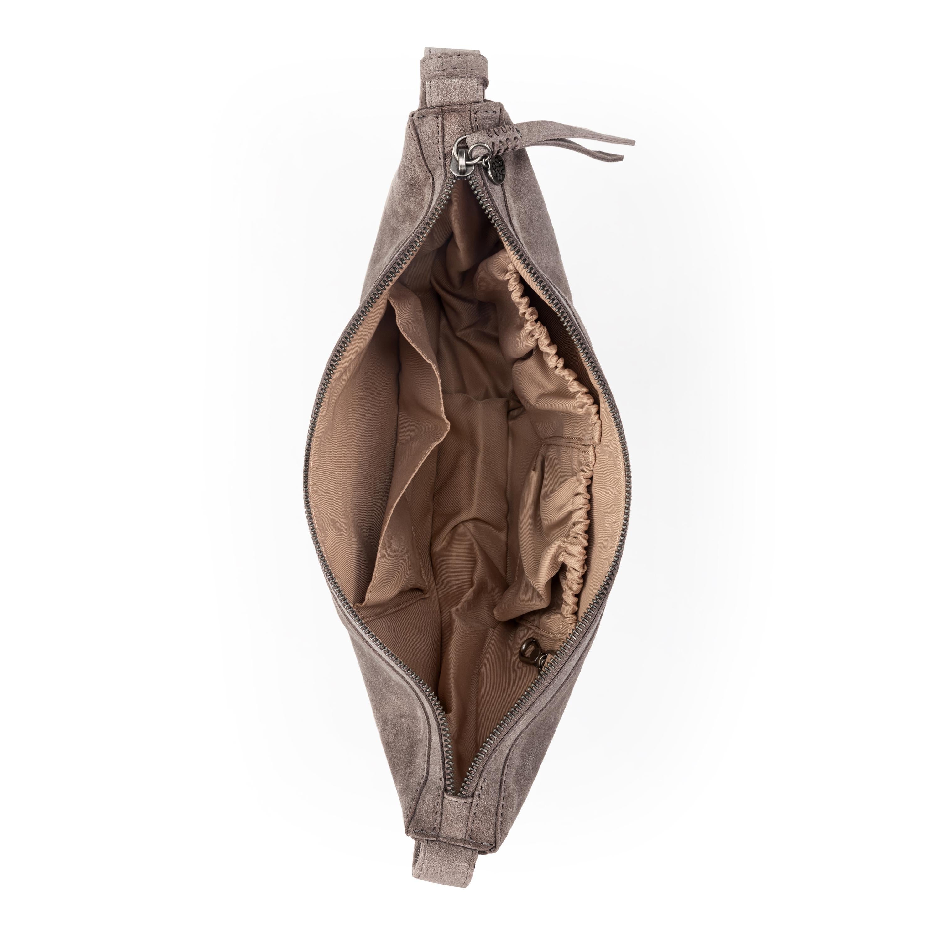The Sak Tess Large Sling - Leather - Mushroom Suede
