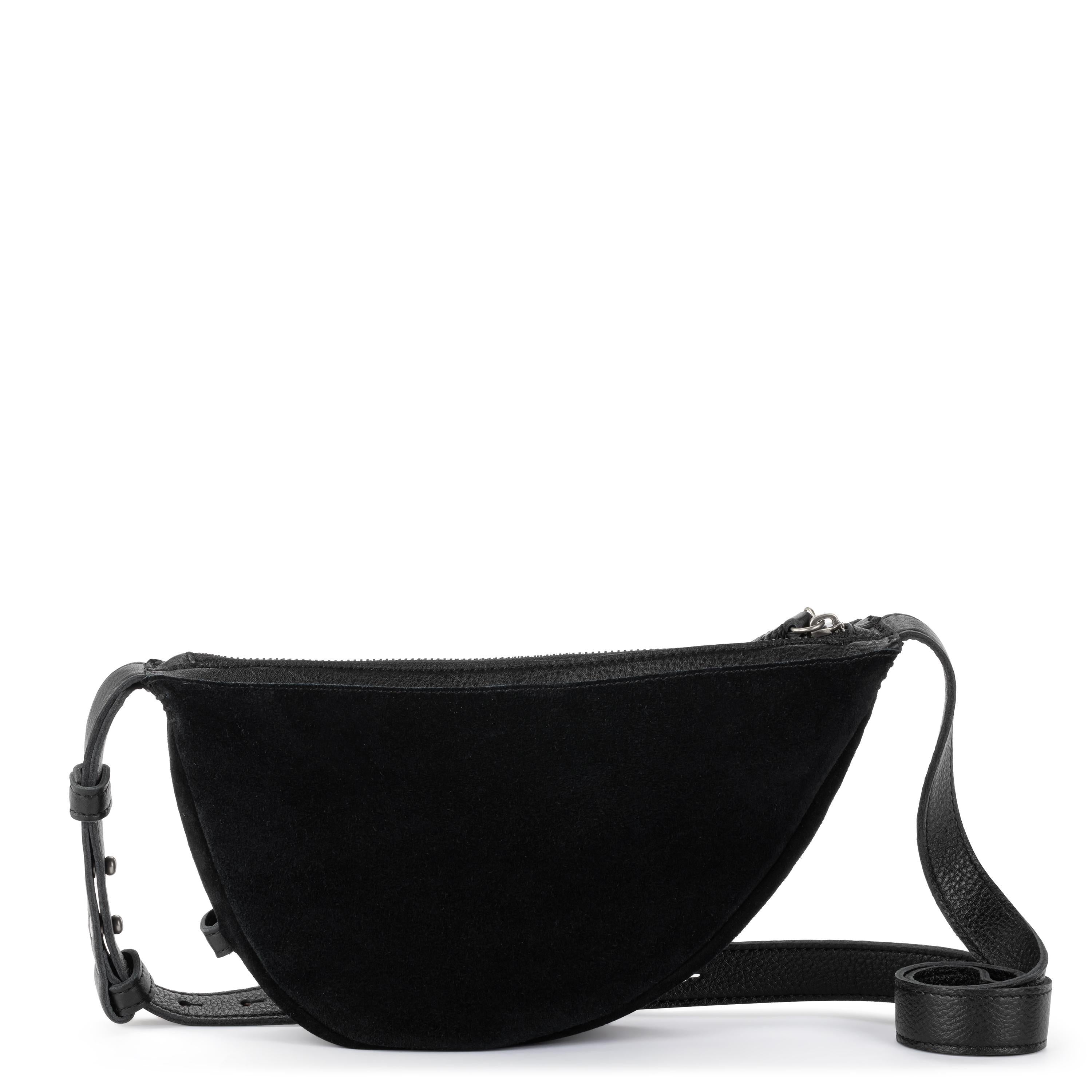 The Sak Tess Sling - Leather - Black Suede