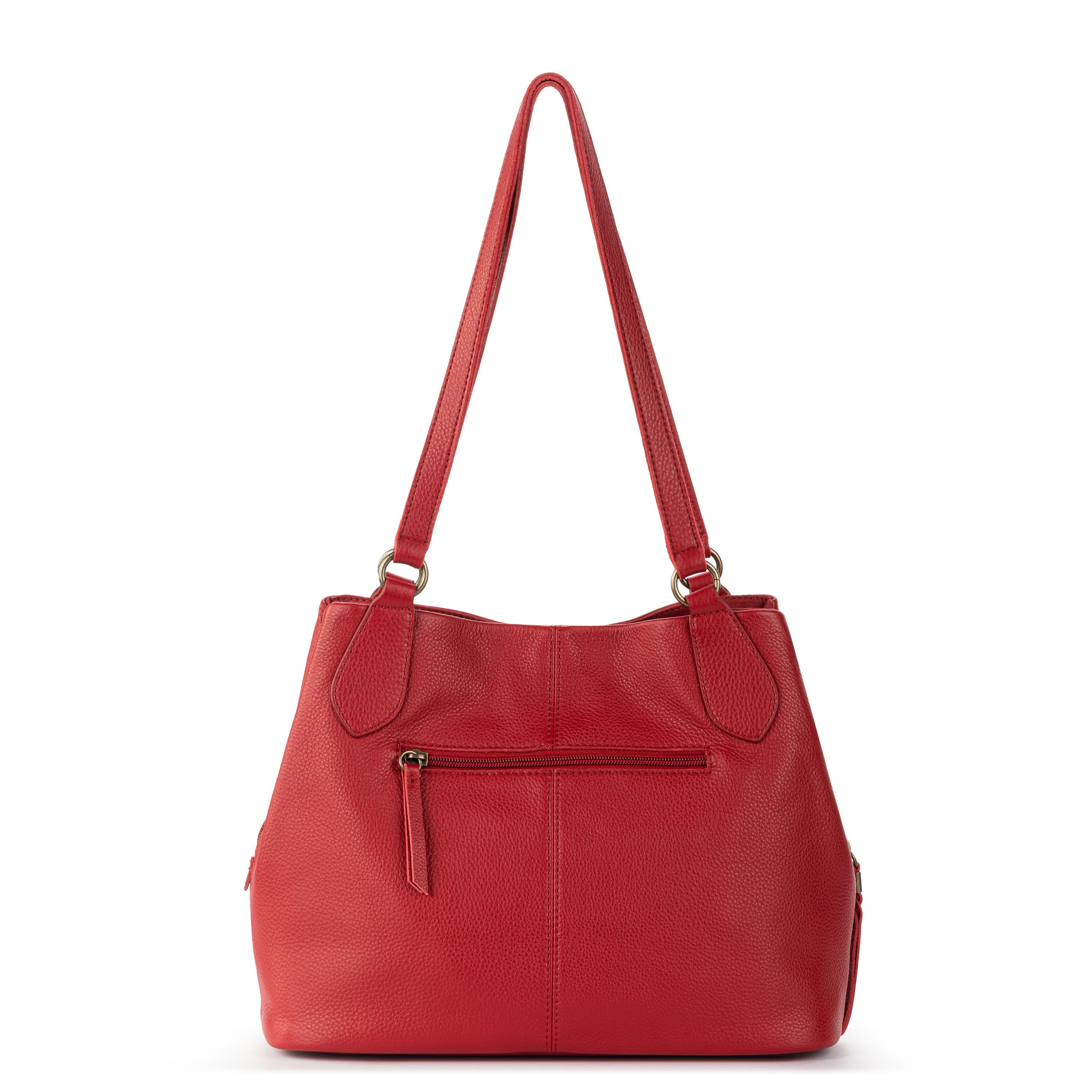 The Sak Melrose Satchel - Leather - Scarlet