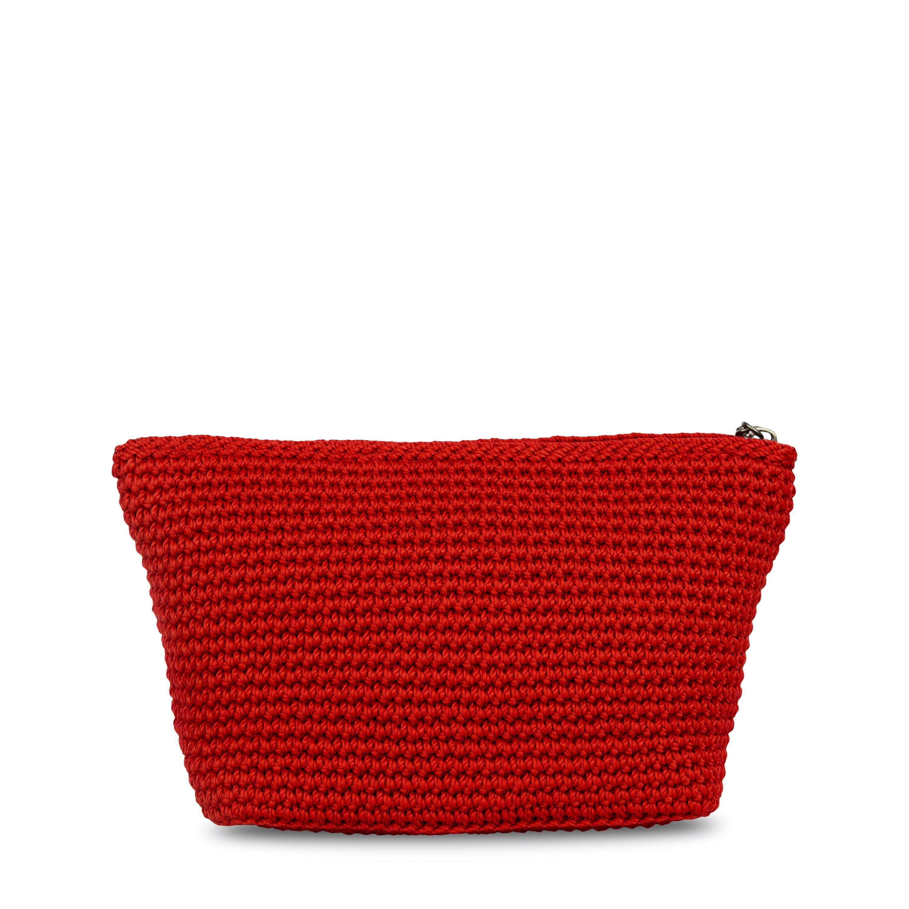 The Sak Essential Pouch - Hand Crochet - Scarlet Heart