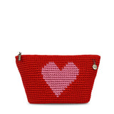 The Sak Essential Pouch - Hand Crochet - Scarlet Heart