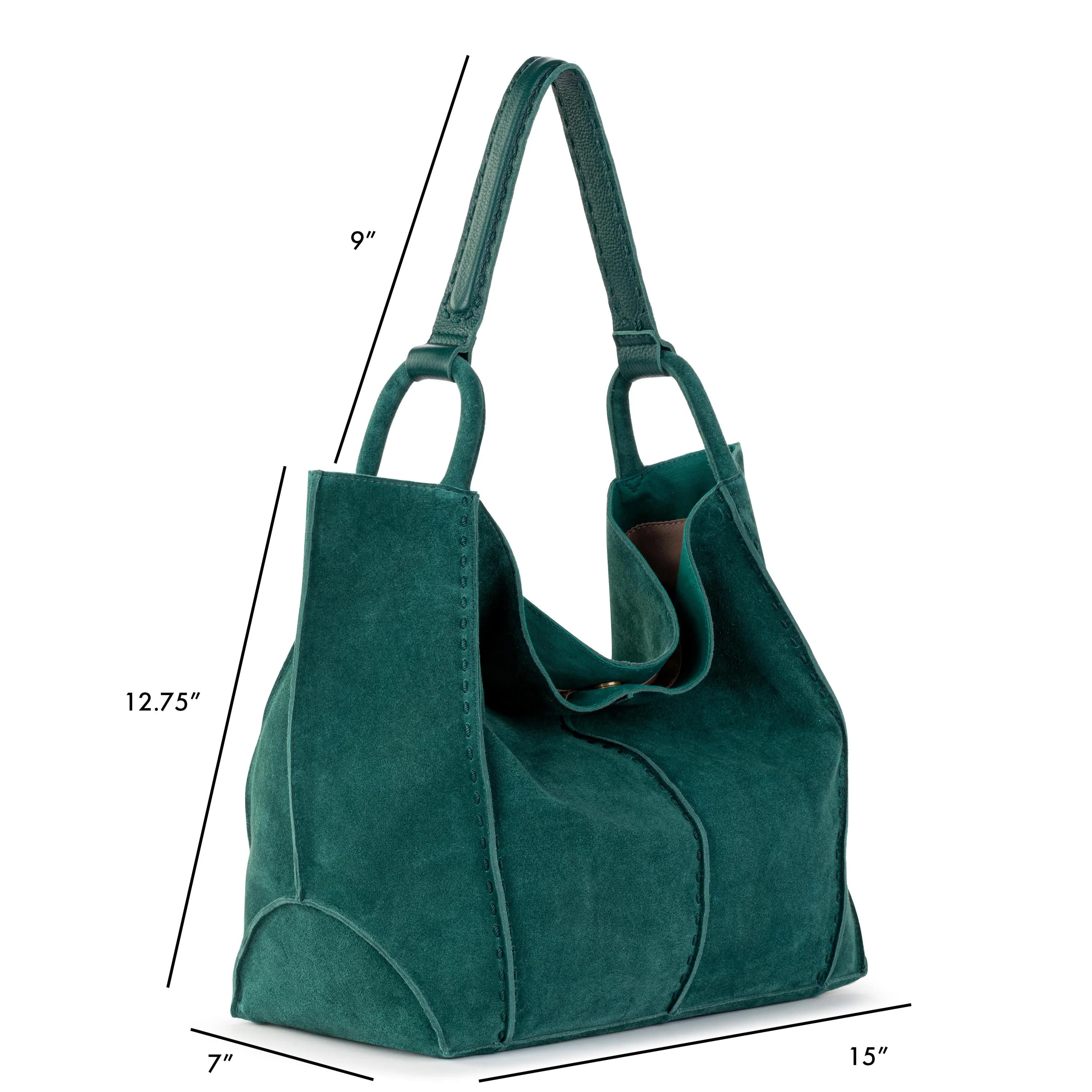 The Sak Los Feliz Large Tote - Leather - Pine Suede