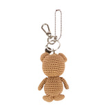 The Sak Yarnicharmz Dangle - Hand Crochet - Teddy Bear