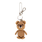 The Sak Yarnicharmz Dangle - Hand Crochet - Teddy Bear