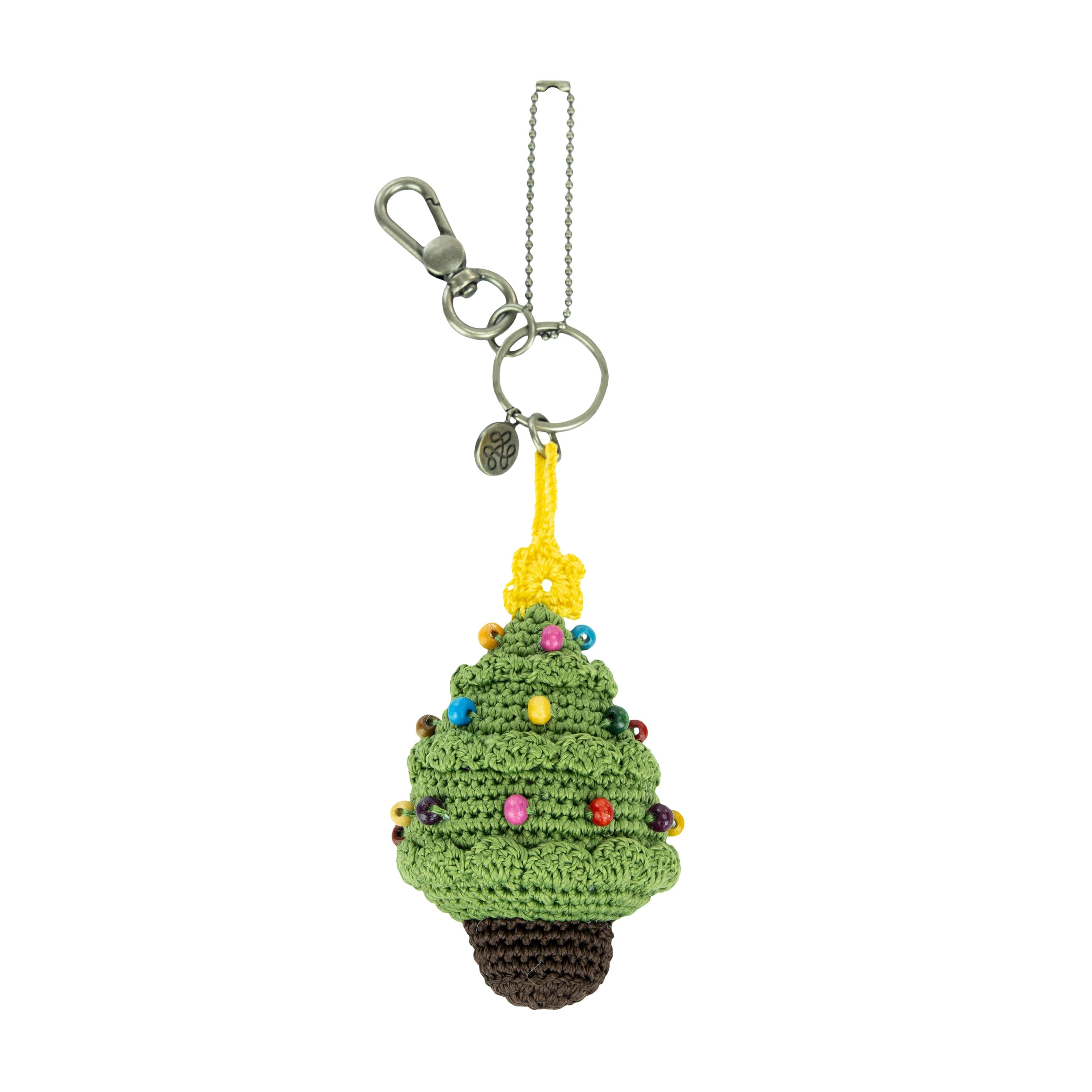 The Sak Yarnicharmz Dangle - Hand Crochet - Christmas Tree