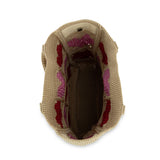 The Sak Lanie Market Tote - Hand Crochet - Bamboo Heart