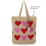 The Sak Lanie Market Tote - Hand Crochet - Bamboo Heart