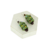 The Sak Cyrus Charm Earrings - Hand Crochet - Christmas Tree
