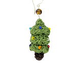 The Sak Cyrus Charm Earrings - Hand Crochet - Christmas Tree