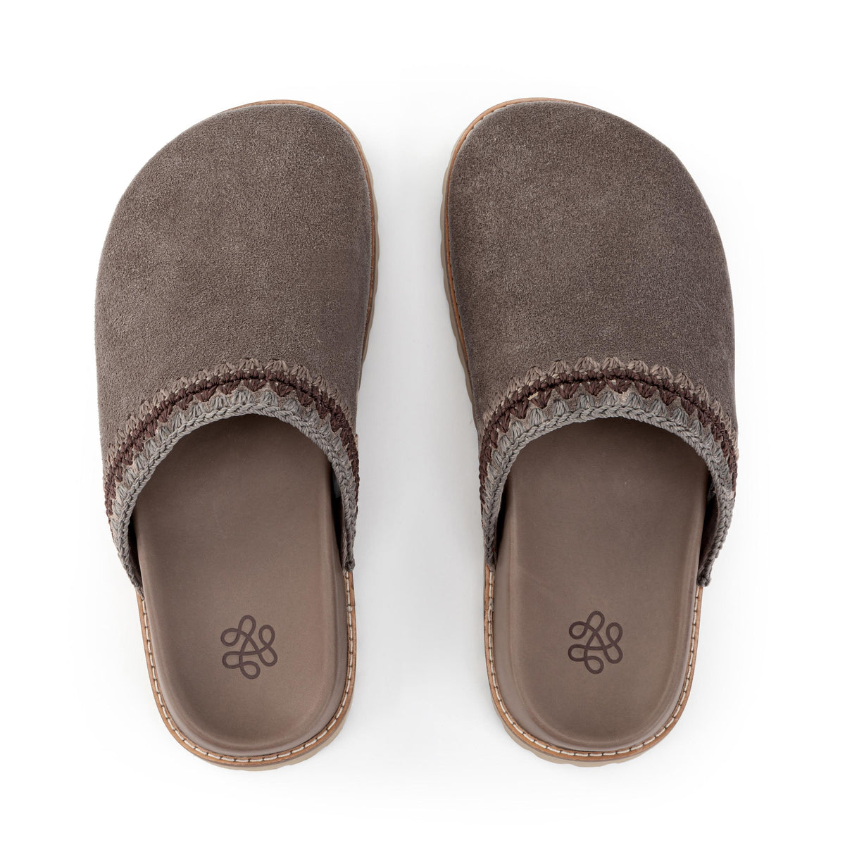 Bolinas Lug Sole Clog in Mushroom Seminyak Suede