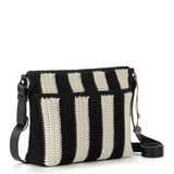 The Sak Melrose Crossbody - Hand Crochet - Black Stripe