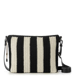 The Sak Melrose Crossbody - Hand Crochet - Black Stripe