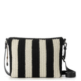 The Sak Melrose Crossbody - Hand Crochet - Black Stripe