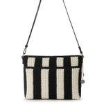 The Sak Melrose Crossbody - Hand Crochet - Black Stripe