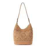 The Sak Sequoia Hobo - Hand Crochet - Bamboo Medallion