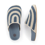 The Sak Bolinas Clog - Hand Crochet - Maritime Stripe