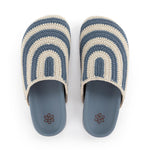 The Sak Bolinas Clog - Hand Crochet - Maritime Stripe
