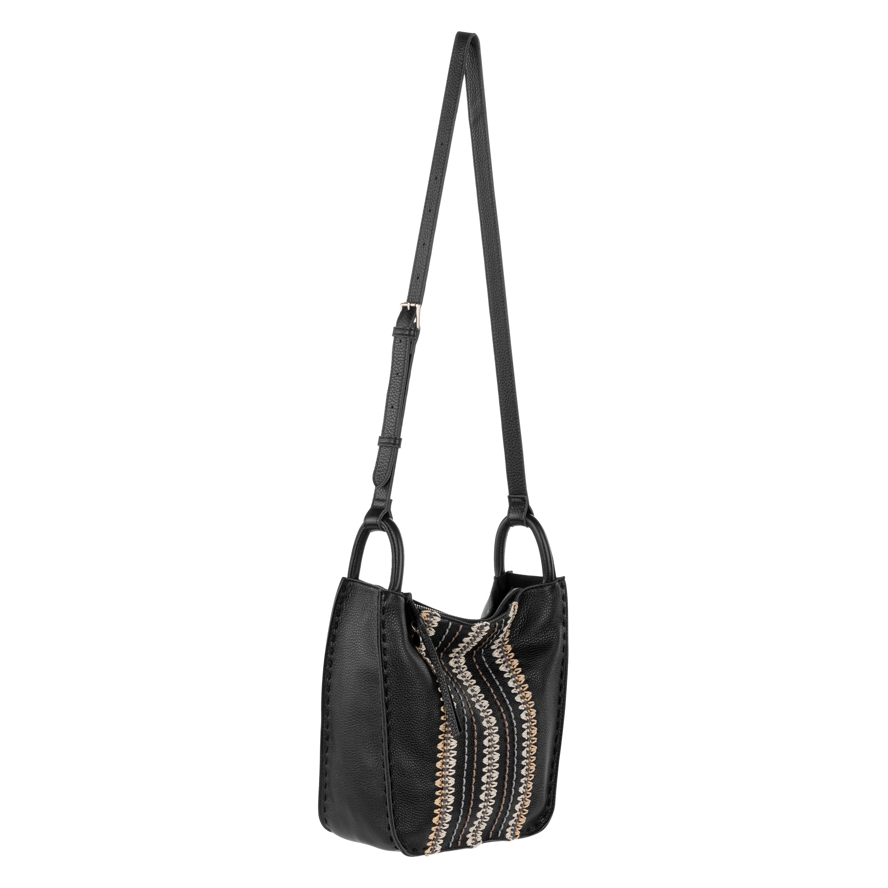 The Sak Los Feliz Crossbody - Leather - Black Neutral Seminyak