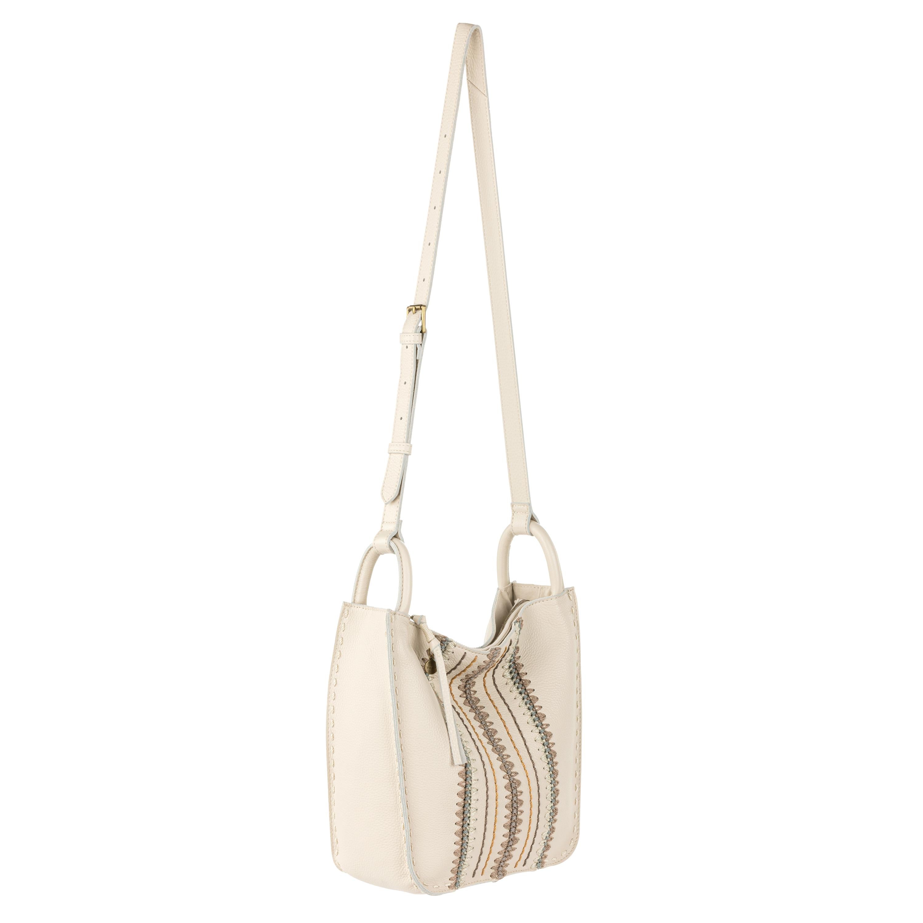 The Sak Los Feliz Crossbody - Leather - Stone Neutral Seminyak
