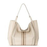 The Sak Los Feliz Large Tote 3 Piece Set - Leather - Stone Seminyak