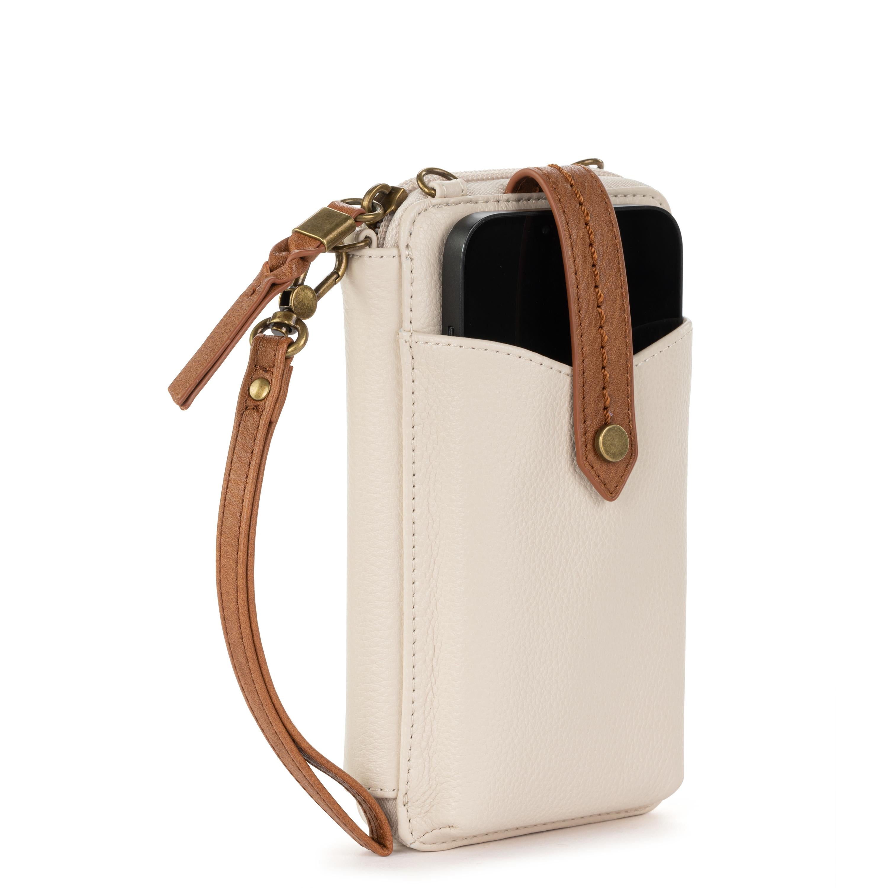 The Sak Silverlake Smartphone Wallet - Leather - Stone Block
