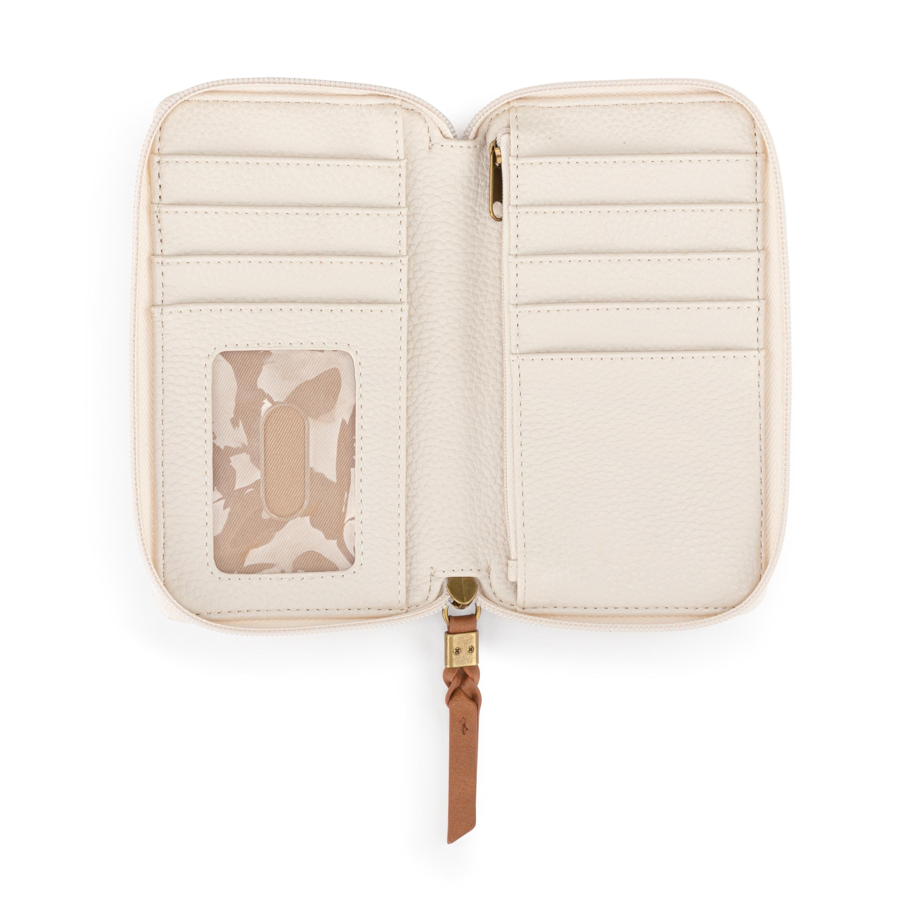 The Sak Silverlake Smartphone Wallet - Leather - Stone Block
