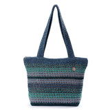The Sak Casual Classics Tote - Hand Crochet - Lapis Stripe Sayulita