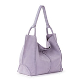 The Sak Los Feliz Large Tote - Leather - Orchid Suede