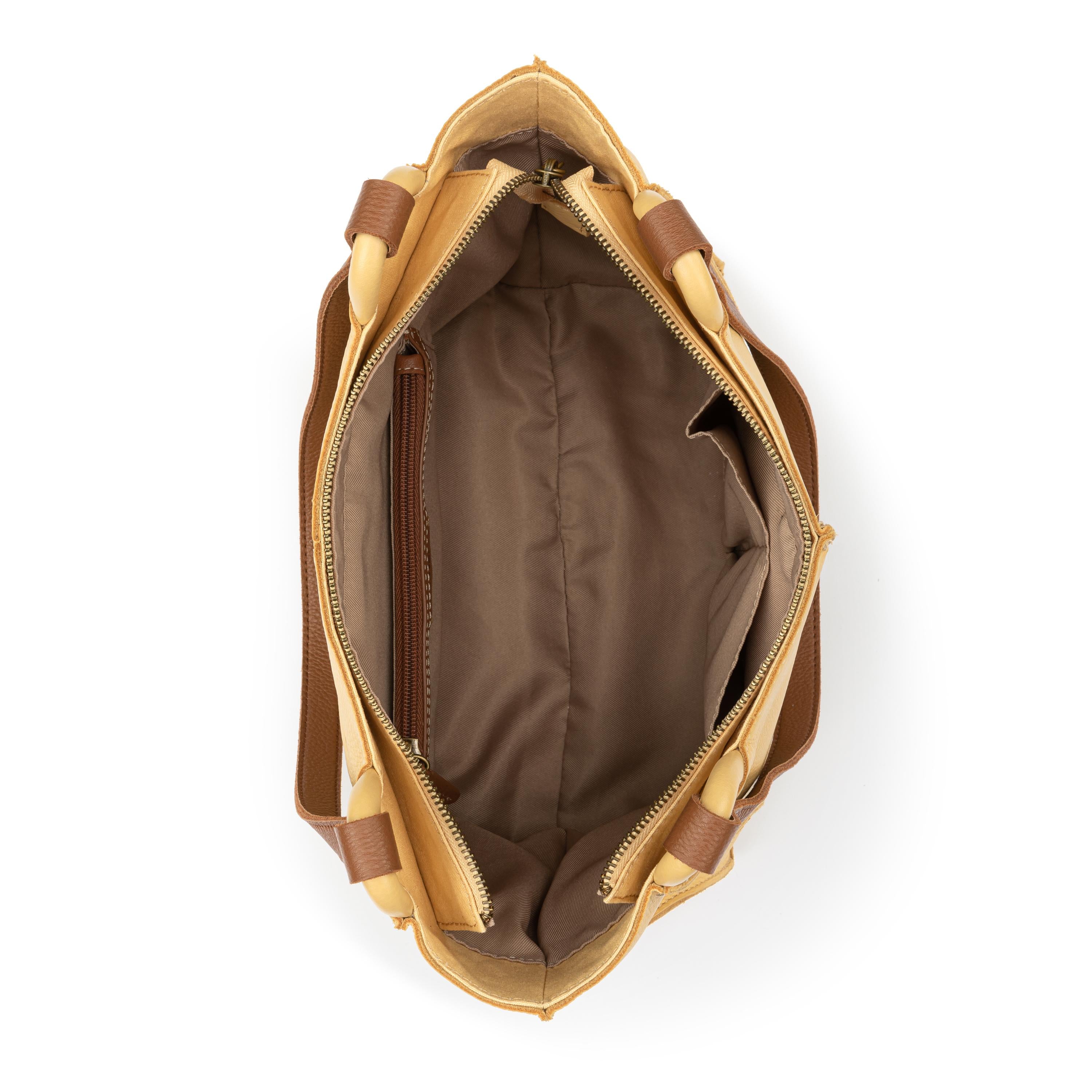 The Sak Los Feliz Satchel - Leather - Buttercup
