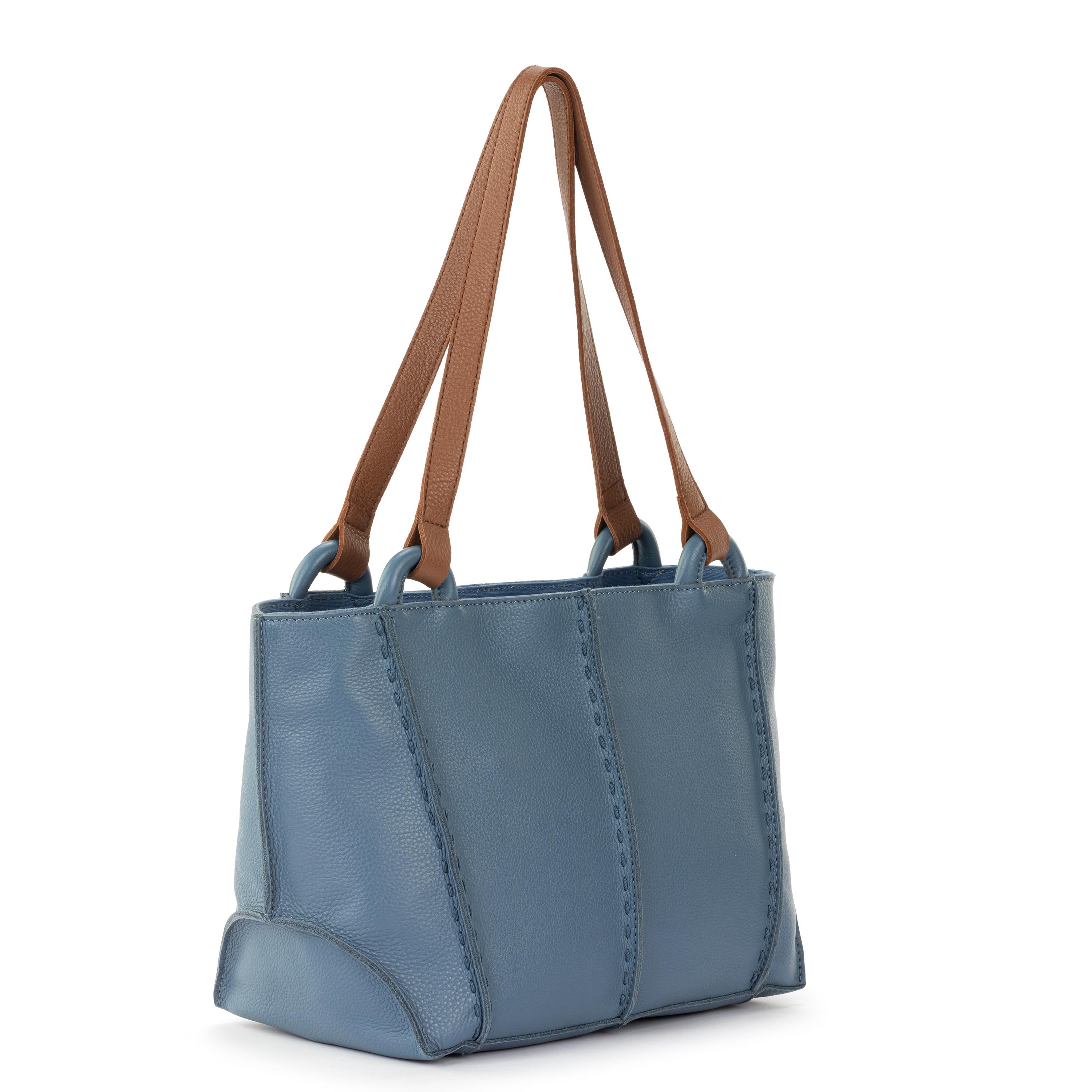 The Sak Los Feliz Satchel - Leather - Maritime