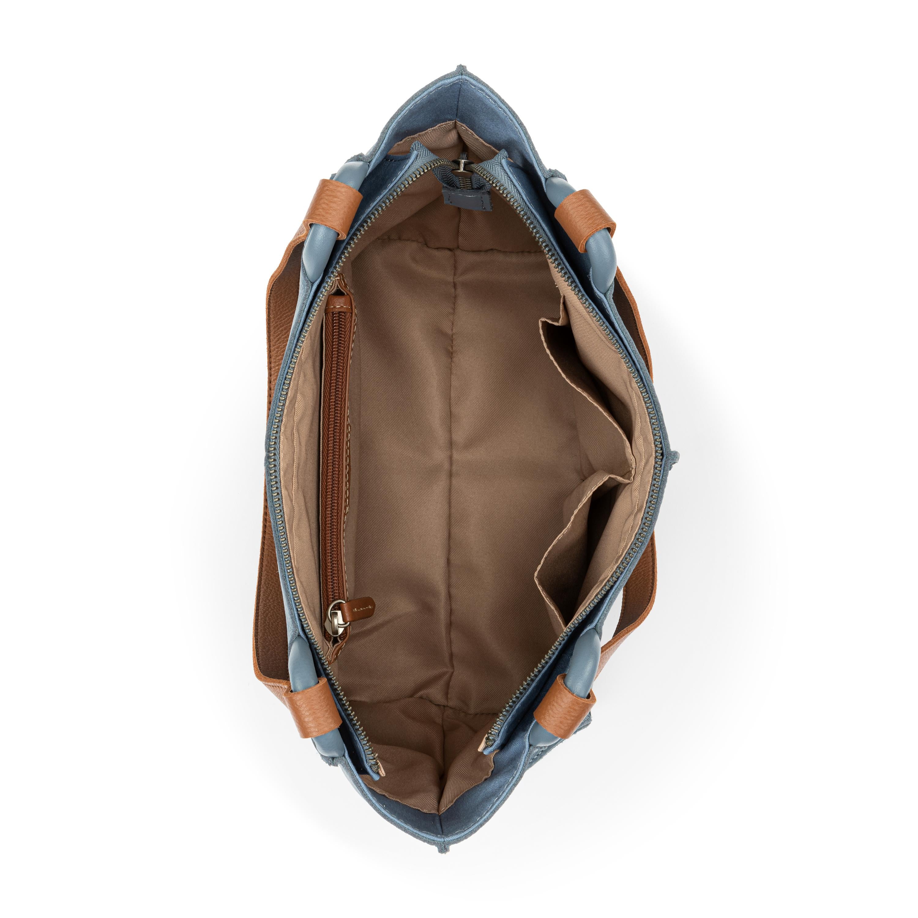 The Sak Los Feliz Satchel - Leather - Maritime
