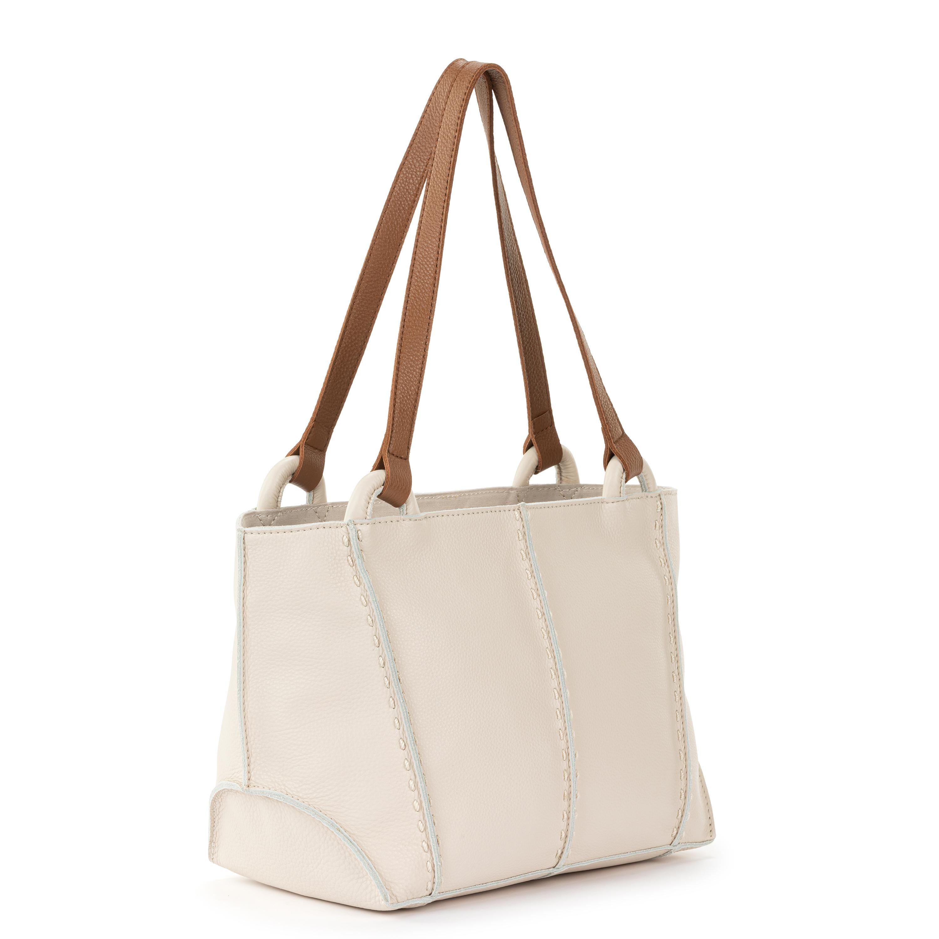 The Sak Los Feliz Satchel - Leather - Stone
