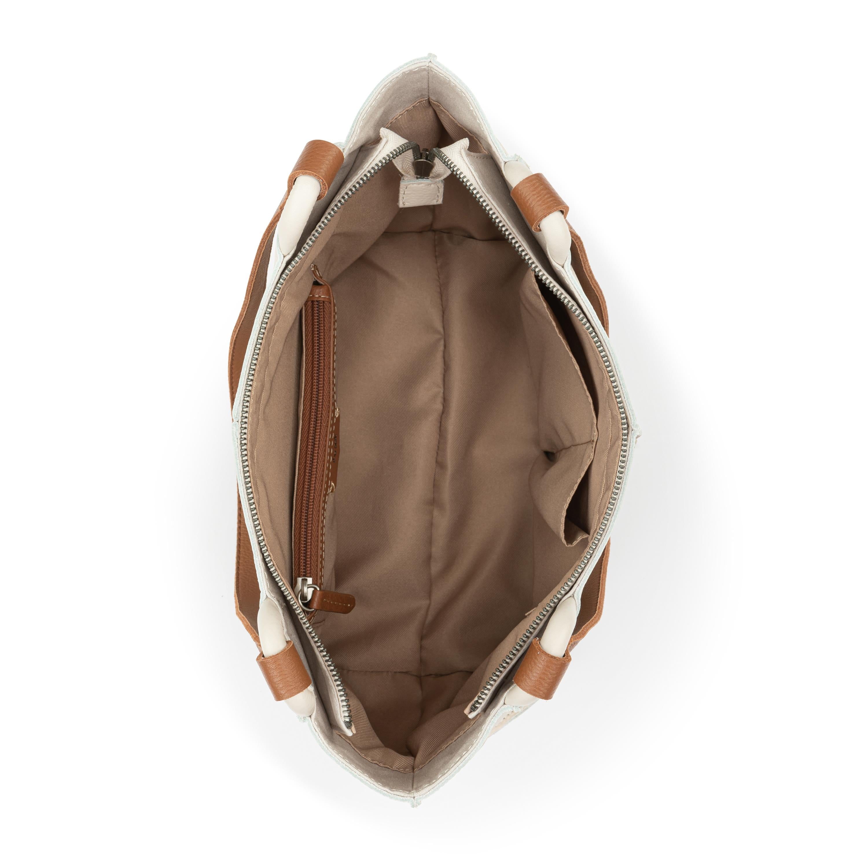 The Sak Los Feliz Satchel - Leather - Stone