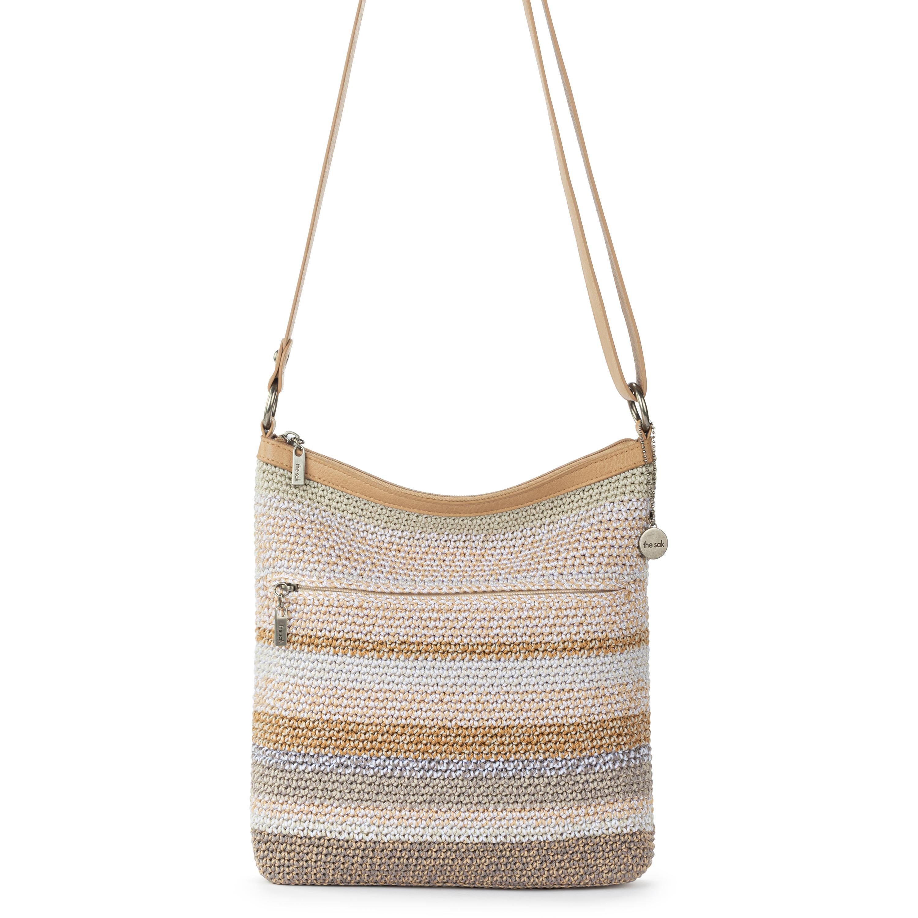 The Sak Lucia Crossbody - Hand Crochet - Sand Stripe