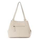 The Sak Melrose Satchel - Leather - Stone Multi Needlepoint