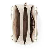 The Sak Melrose Satchel - Leather - Stone Multi Needlepoint
