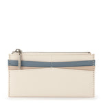 The Sak Neva Large Card Wallet - Leather - Coastal Block