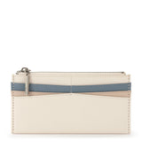 The Sak Neva Large Card Wallet - Leather - Coastal Block