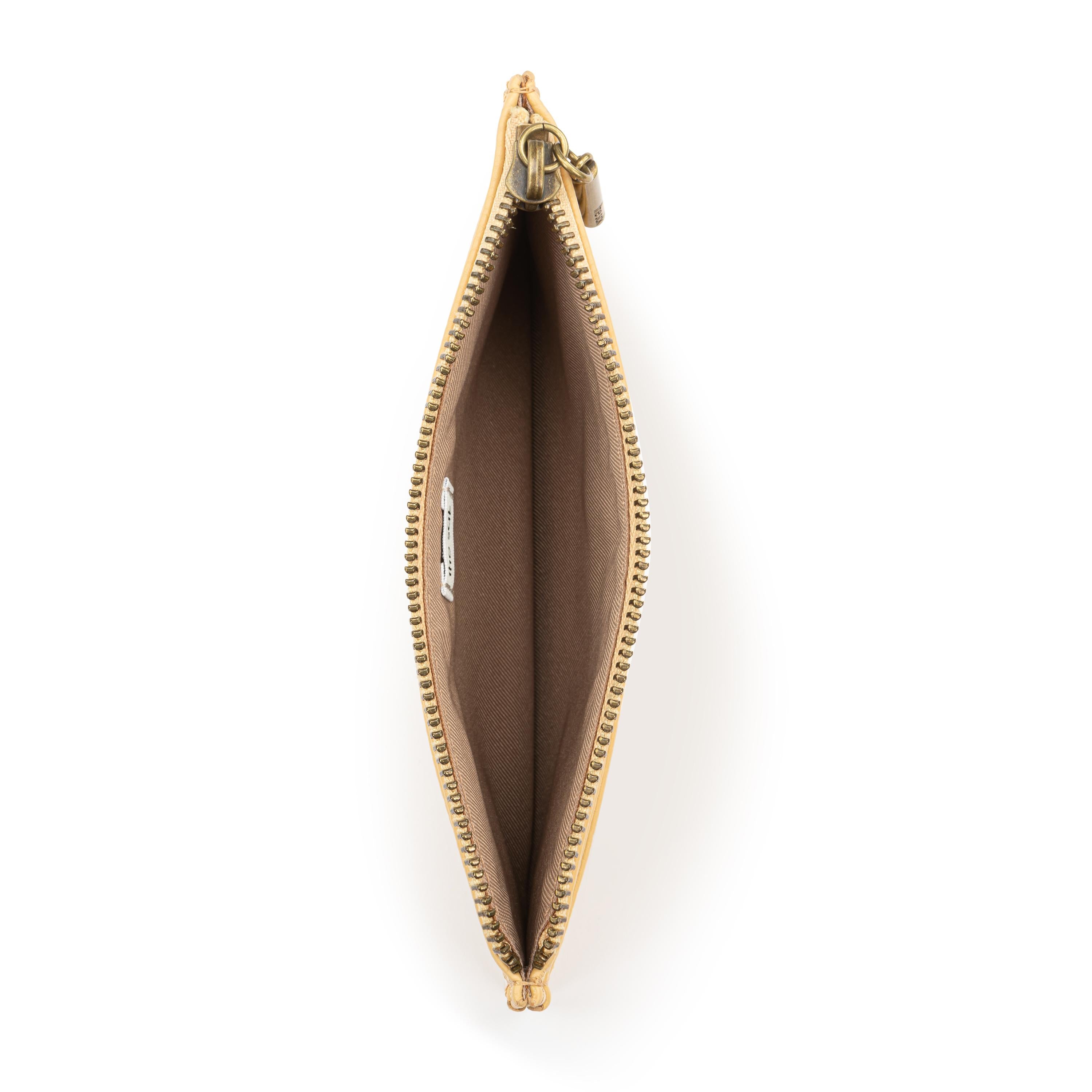 The Sak Neva Large Card Wallet - Leather - Buttercup