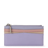 The Sak Neva Large Card Wallet - Leather - Orchid Block