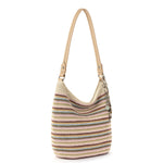 The Sak Sequoia Hobo - Hand Crochet - Pink Multi Stripe