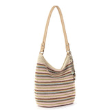 The Sak Sequoia Hobo - Hand Crochet - Pink Multi Stripe