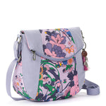 Sakroots Foldover Crossbody - Canvas - Orchid Flower Power