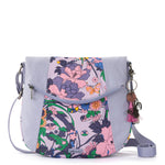 Sakroots Foldover Crossbody - Canvas - Orchid Flower Power