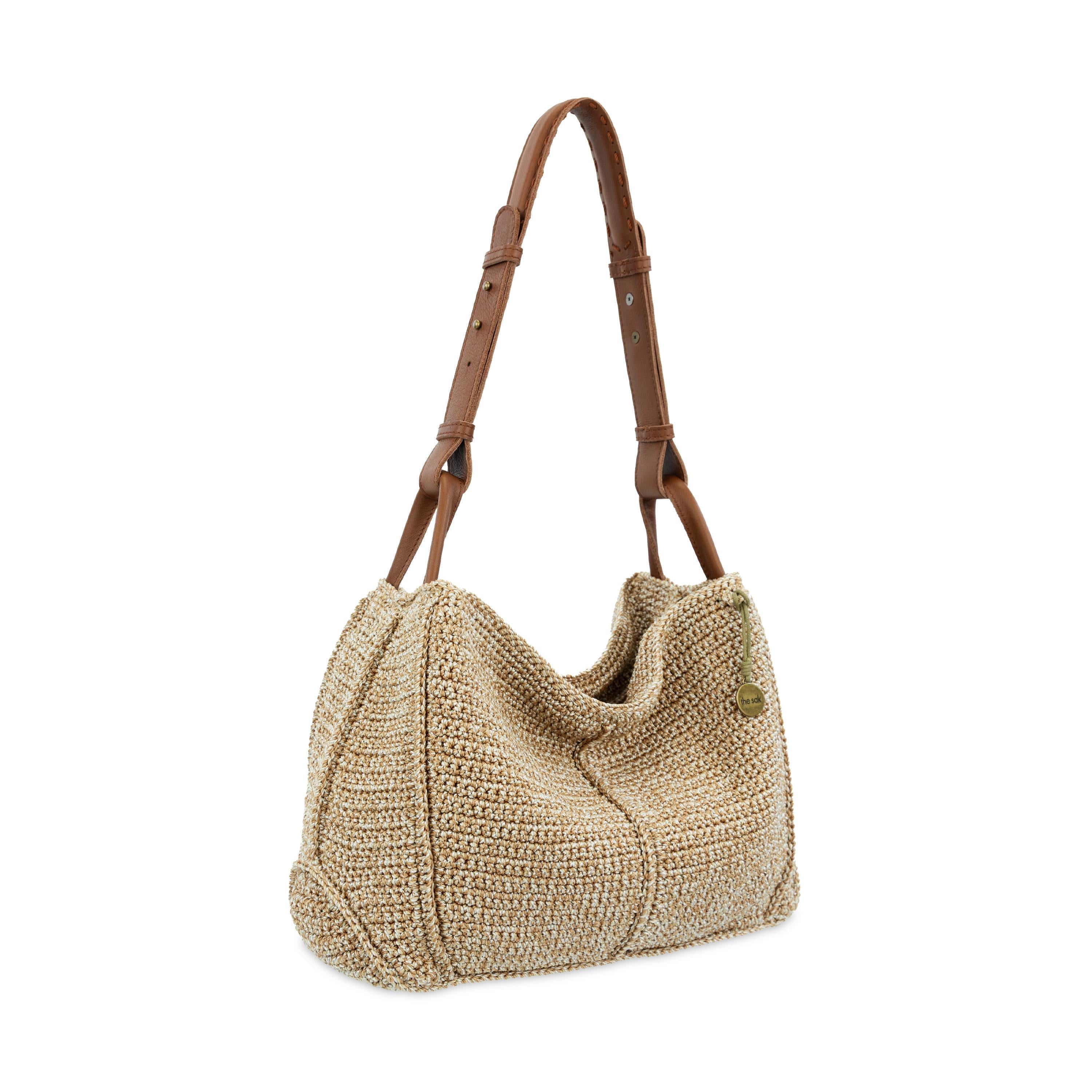 Los Feliz Hobo Bag in Bamboo Static Crochet – The Sak