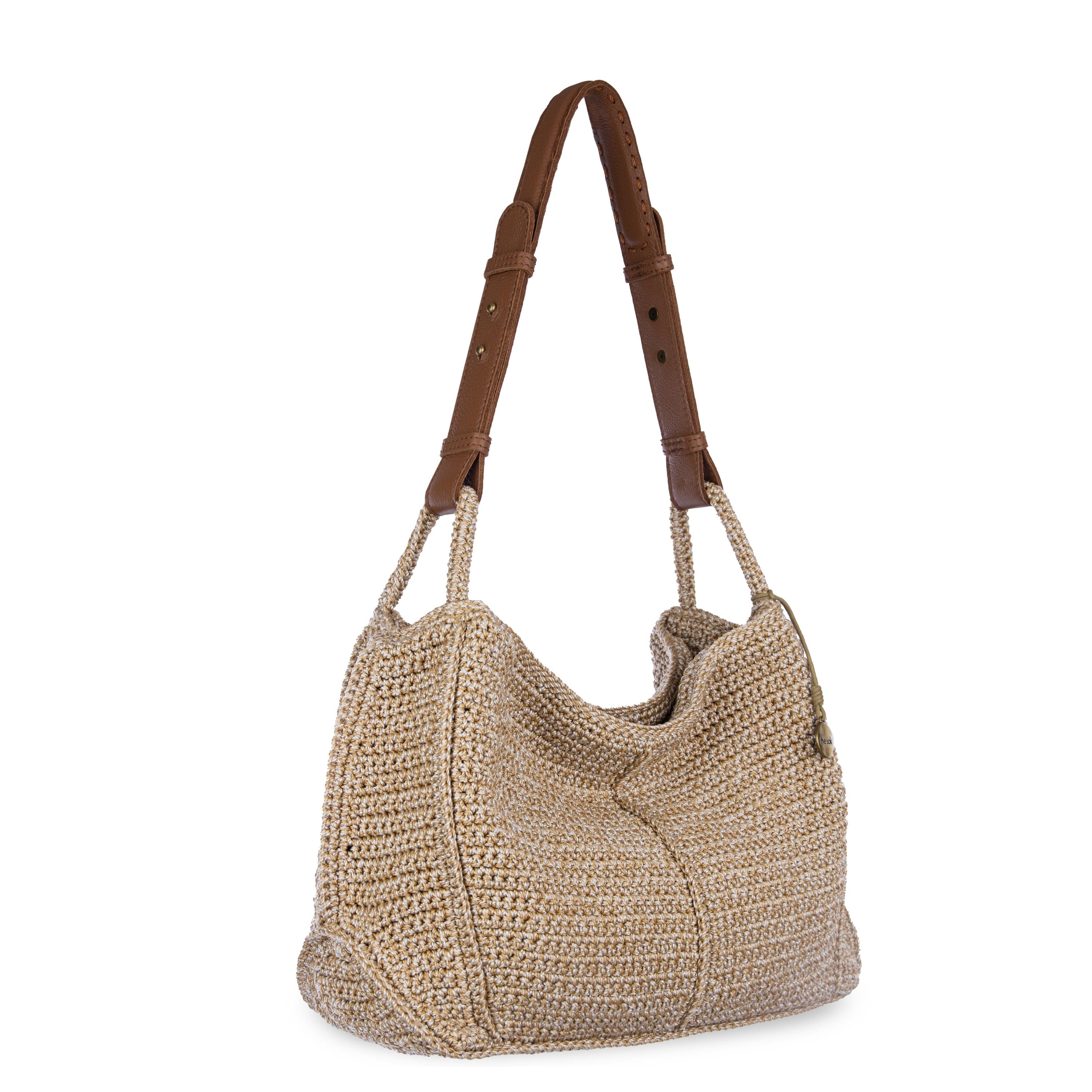 The Sak Los Feliz Hobo - Hand Crochet - Bamboo Static