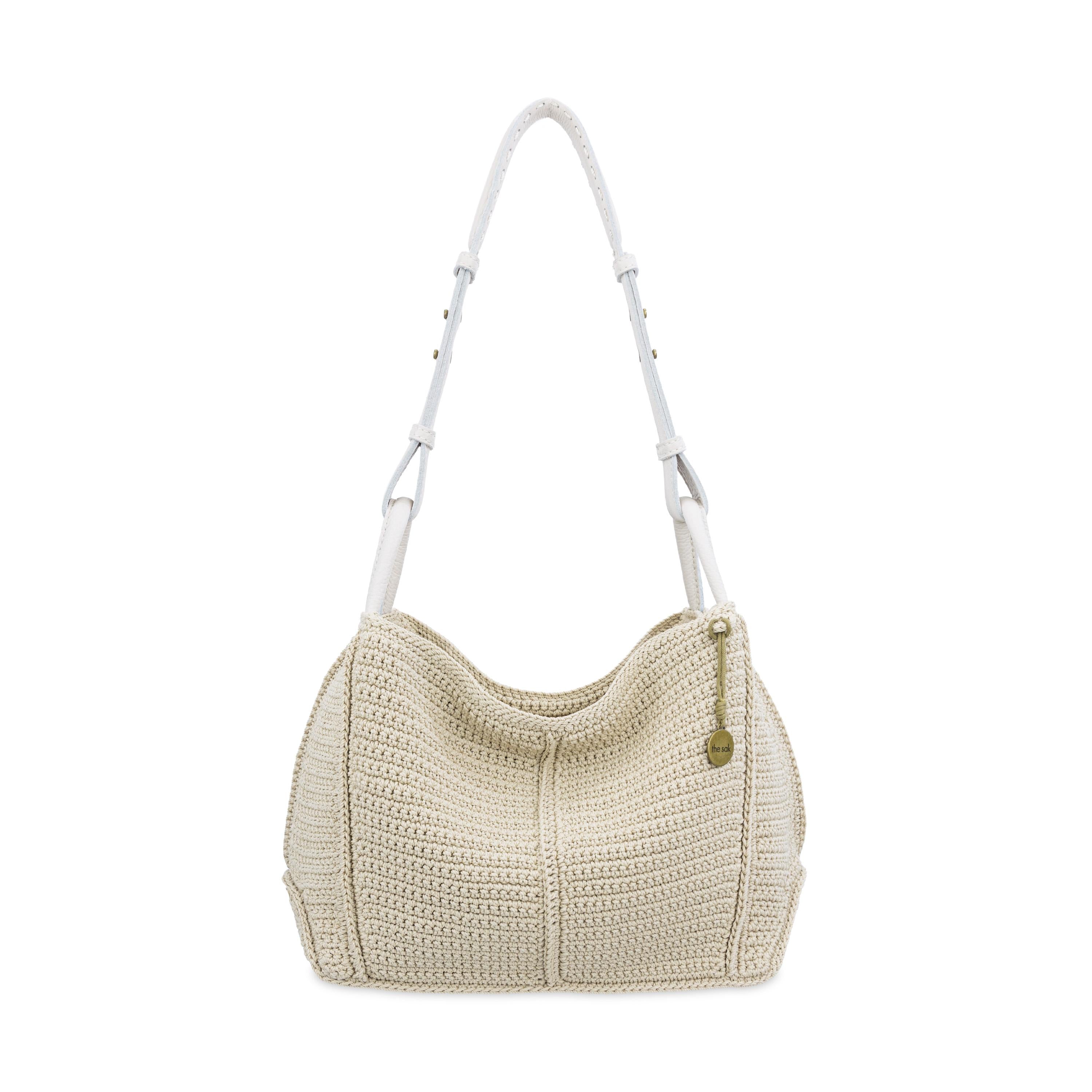 Los Feliz Hobo Bag in Ecru Crochet – The Sak