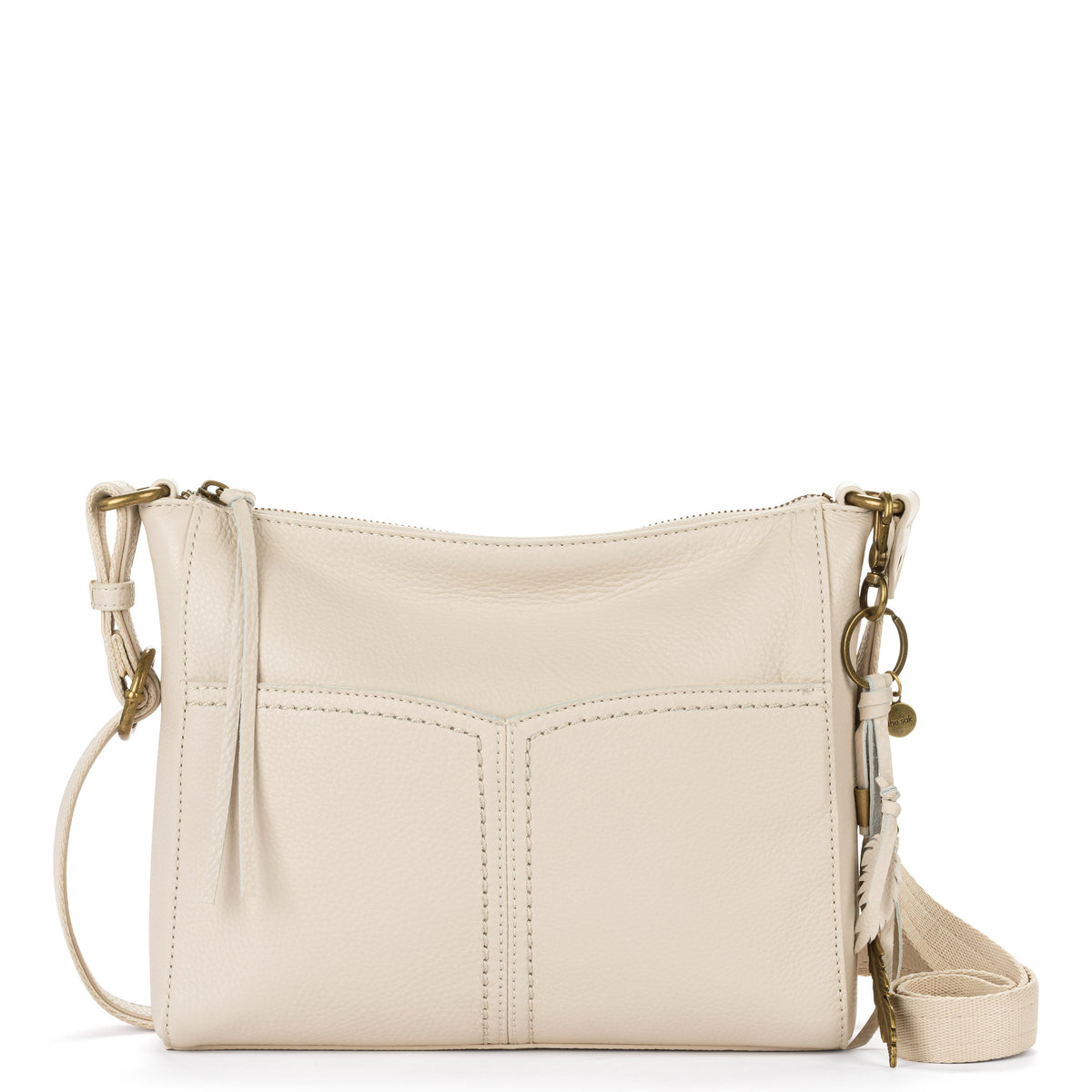 Alameda Crossbody Bag in Stone Leather