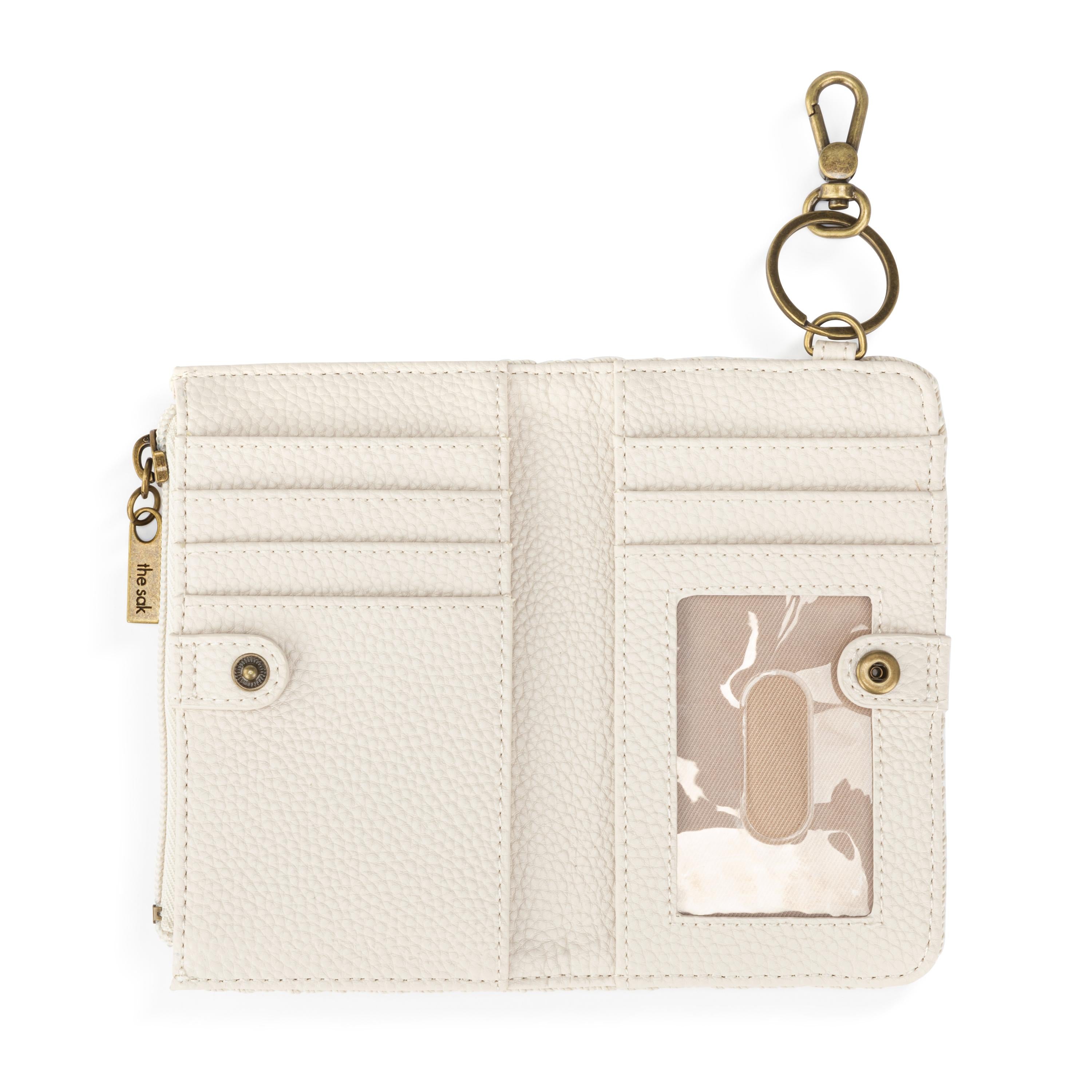 The Sak Encino Essential Wallet - Hand Crochet - Ecru